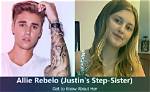 Allie Rebelo- Step Sister of Justin Bieber