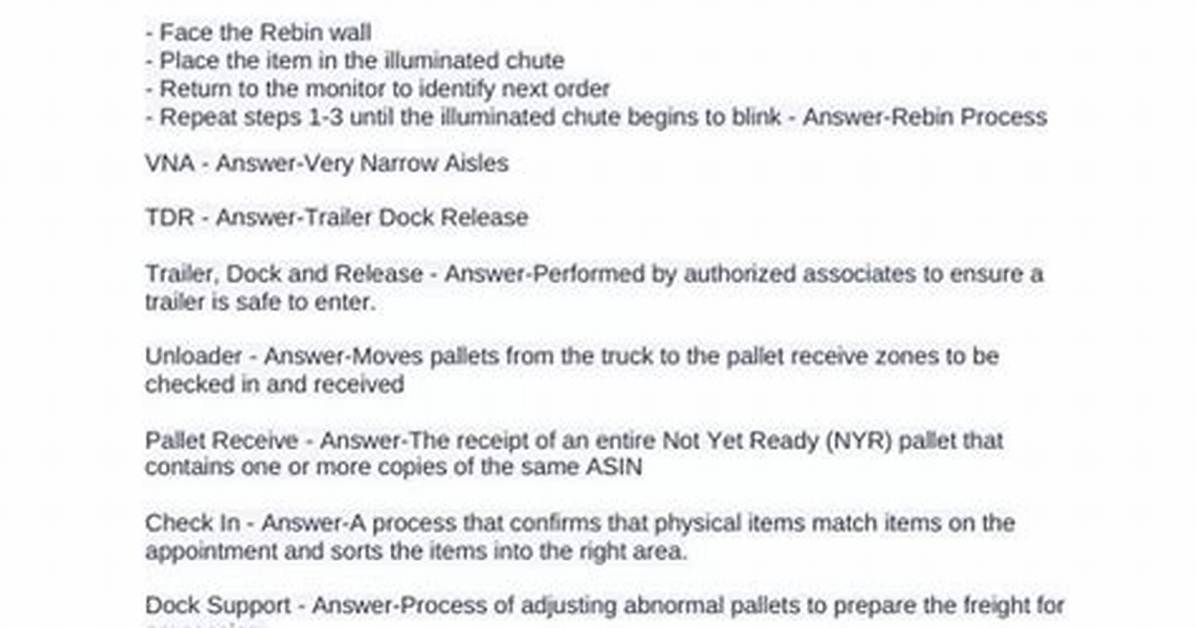 Amazon Day 1 Final Exam Answers