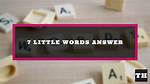 Answers for Homogeneity 7 Little Words