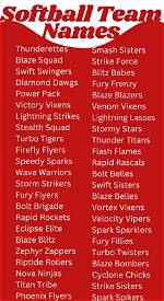 Catchy and Creative Softball Team Names for a Hilarious Season