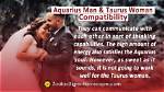 Dashj | Taurus Woman Aquarius Man