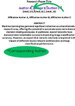 Details to Know About the Author
