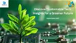 Discoveries and Insights for a Sustainable Future