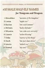 Enchanting Half Elf Male Names: Bridging Two World's