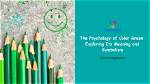 Exploring the Depths of Green: the Meaning of Colour in Life