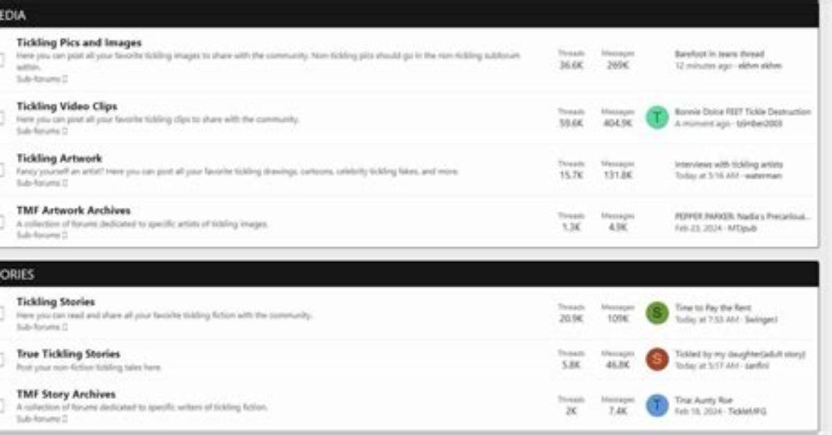 Exploring Tickling Media Forum: a Comprehensive Guide