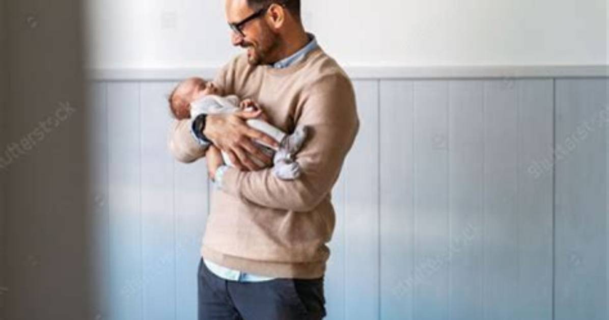 Heartbreaking Image of a Palestinian Father Holding Half His Baby: a Symbol of Resilience
