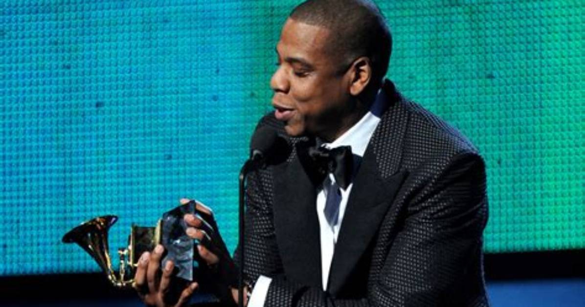 Jay-Z Flexes His Grammy Wins in Epic Photo