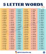 List of 5 Letter Words Starting with 'Gua'