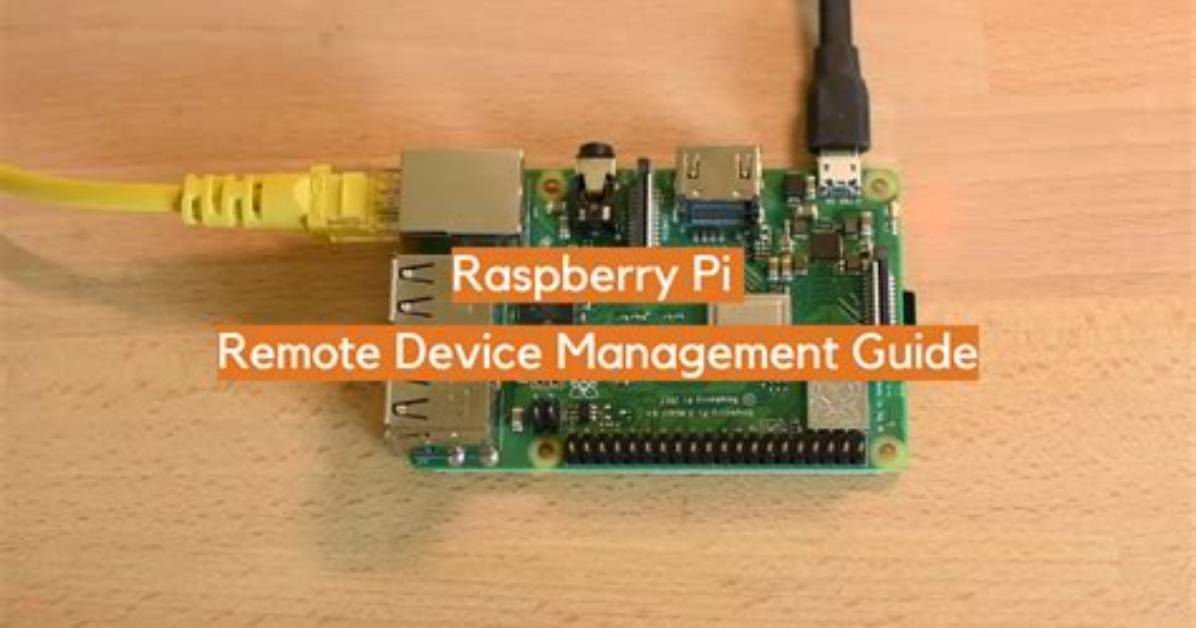 Management of Raspberry Pi Remotely with Remote Iot Management Platform