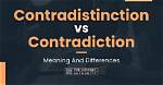 Meaning of the Conflicted Contradiction: Unraveling the Paradox