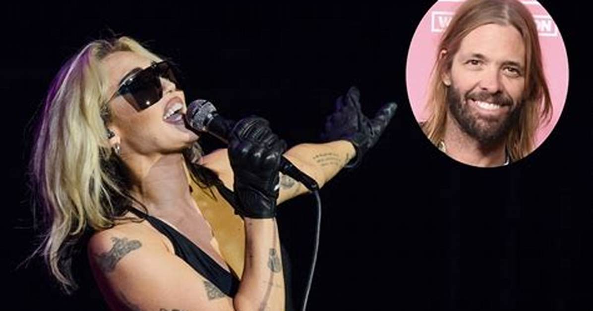 Miley Cyrus Breaks Down Crying over Taylor Hawkins' Death in Emotional Tribute Performance
