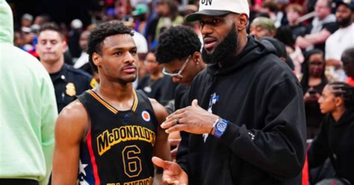 New Bronny James, Peyton Gelfuso Photos Spark Controversy ·