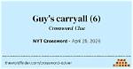 New Dads Carryall Crossword Clue Answer