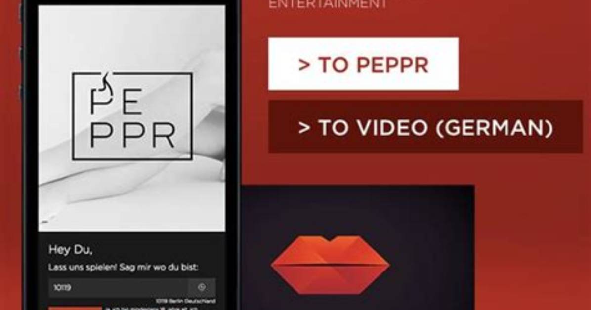Peppr: a Dating App for Prostitutes and People Who Want Sex