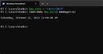 Powershell Subtract 1 Day from Variable Date