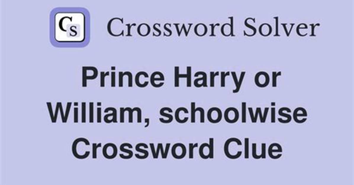 Prince William's Student Days: Crossword Clue Unveiled