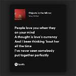 Reflecting on "Lyrics to Objects in the Mirror": a Deep Dive