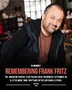 Remembering Frank Fritz: a Celebration of Life