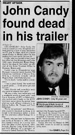 Remembering John Candy: the Last Words of a Comedy Legend