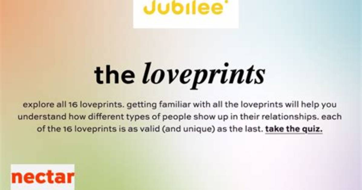 The Jubilee Nectar Love Print Test