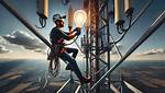 Tower Climber Light Bulb Change Jobs Revealed