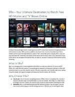 Ultimate Sflix Experience: Stream Movies to Your Heart's Content