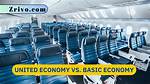 United Basic Economy Vs. Economy Vs. Economy Plus |