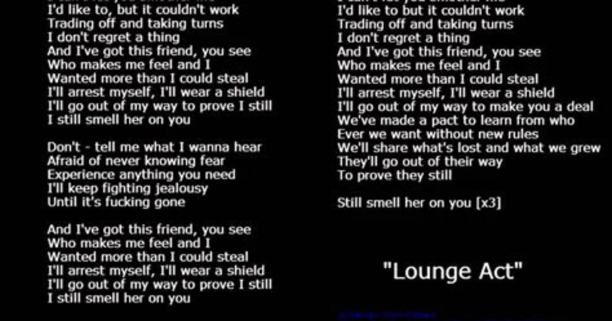 Unveiling the Magic of Lounge Act Lyrics