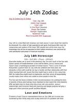 Unveiling the Mysteries of July 14 Zodiac Signs
