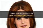 Unveiling the Truth: Lana Rhodes' Height Revealed